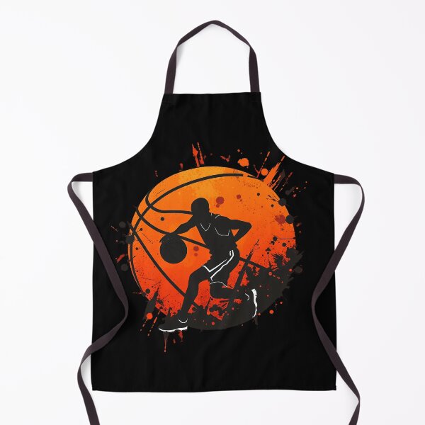 Aperçu de l'œuvre Silhouette de dribble de basket-ball – Grunge Hoops créée et vendue par svarupa.