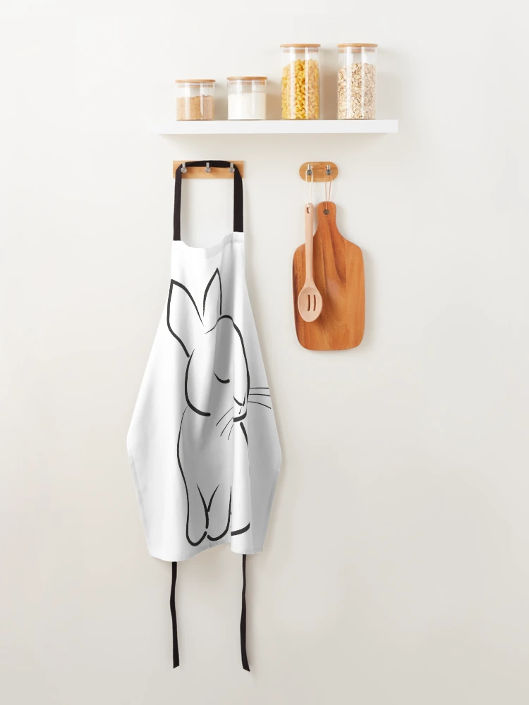 Thumbnail 4 of 6, Apron, Offended Rabbit designed and sold by LiskoDesign.