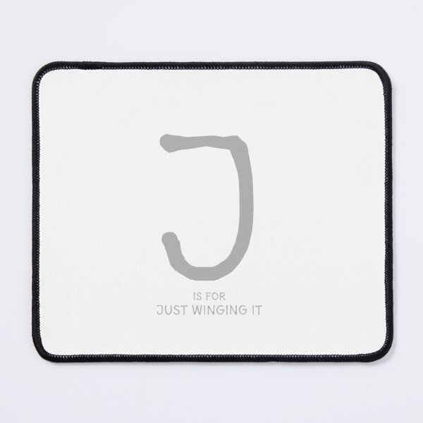 Item preview, J is for Just Winging It designed and sold by Orange-Socks.
