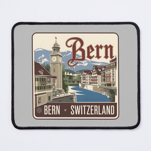 Item preview, Bern, Switzerland – Stylish Souvenir Magnet, Sticker designed and sold by Zibis09.