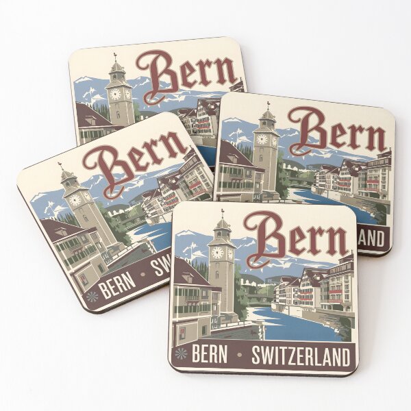 Item preview, Bern, Switzerland – Stylish Souvenir Magnet, Sticker designed and sold by Zibis09.