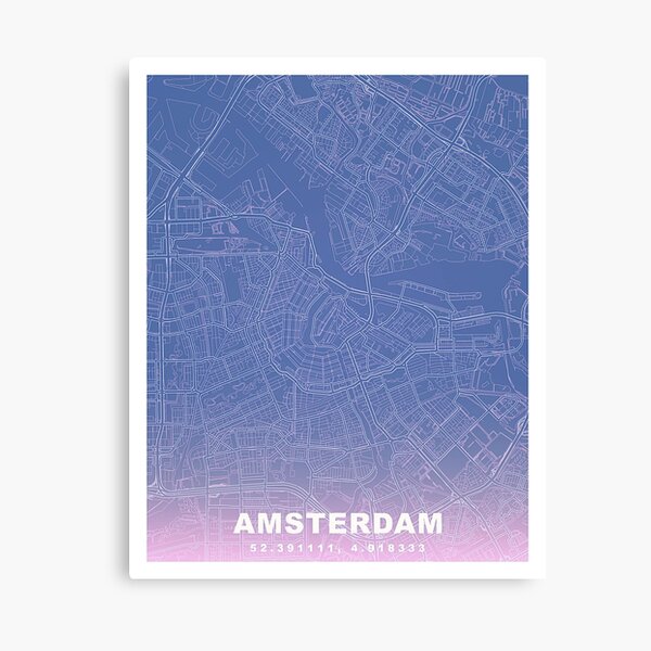 Item preview, Map Amsterdam designed and sold by ОксНЛ.