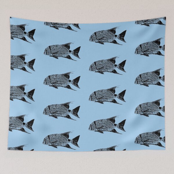 Item preview, Sailfin Snapper Black Design  designed and sold by designsasstultd.