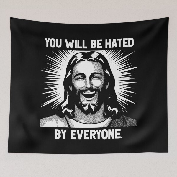 Item preview, Matthew 10:22 You Will Be Hated By Everyone designed and sold by plushism.