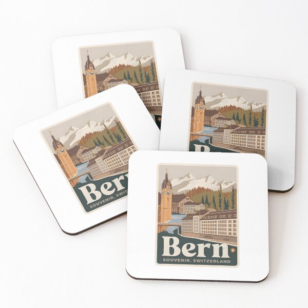 Item preview, Bern, Switzerland – Stylish Souvenir Magnet, Sticker designed and sold by Zibis09.