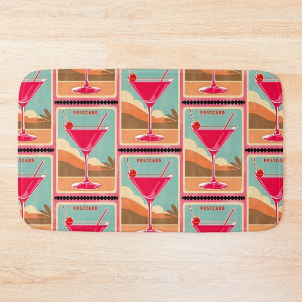 Item preview, Happy Birthday! Postcard Pink Martini 2 designed and sold by AlinaSCorner.
