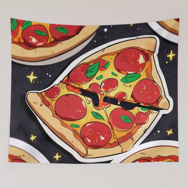 Item preview, Gooey Melty Pizza Sticker – A Must-Have for Pizza Lovers! ?? designed and sold by novmasao.