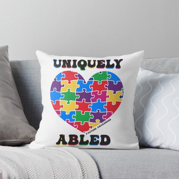 Item preview, Uniquely Abled  - Colorful Puzzle Heart  - Autistic Gril Boy  designed and sold by Smix Pixels.