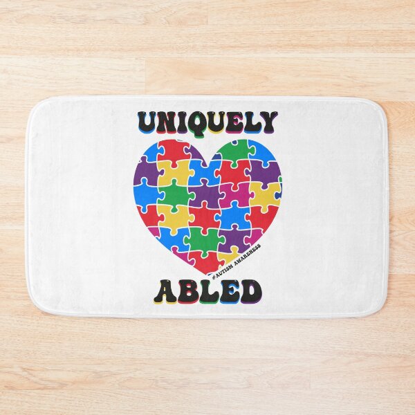 Item preview, Uniquely Abled  - Colorful Puzzle Heart  - Autistic Gril Boy  designed and sold by Smix Pixels.