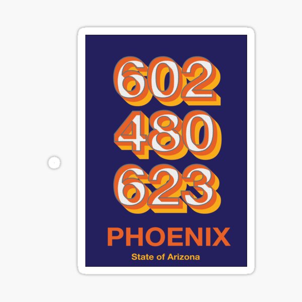 Artikel-Vorschau von Vorwahlen Phoenix USA, designt und verkauft von delvectors.