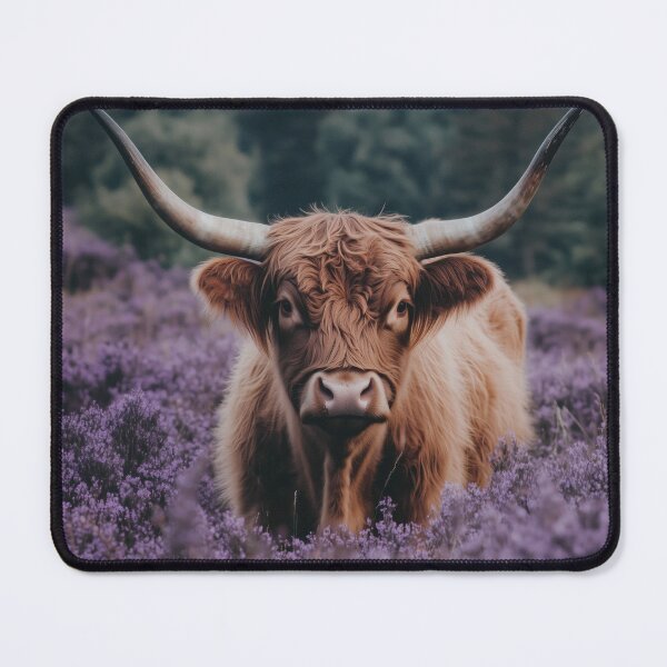 Item preview, Lavender Child | Highland Cow Portrait designed and sold by wildtribe.
