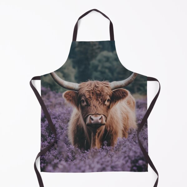 Item preview, Lavender Child | Highland Cow Portrait designed and sold by wildtribe.
