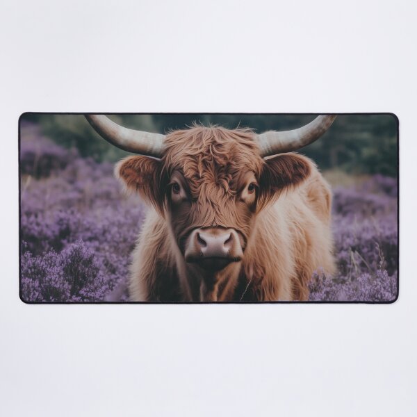 Item preview, Lavender Child | Highland Cow Portrait designed and sold by wildtribe.