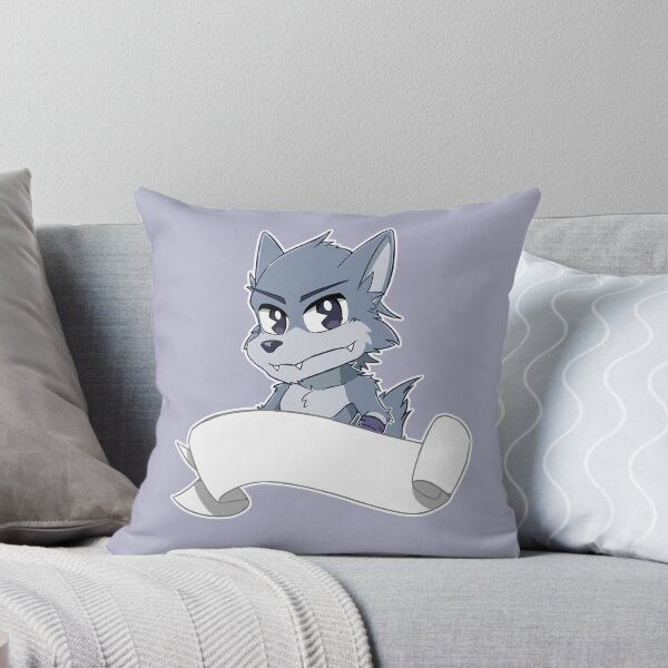 Item preview, Anthro Wolf w/ Blank Banner designed and sold by Vidard Corner.