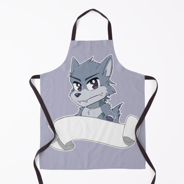 Item preview, Anthro Wolf w/ Blank Banner designed and sold by Vidard Corner.