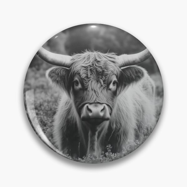 Item preview, Flower Child | Highland Cow Portrait designed and sold by wildtribe.