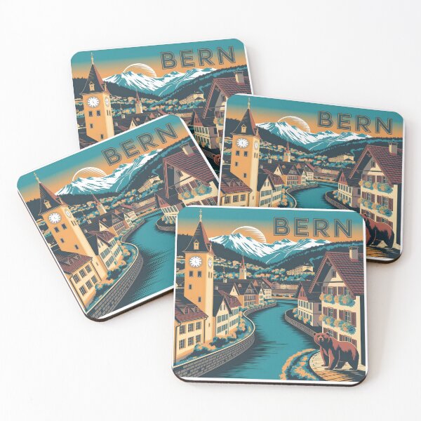 Item preview, Bern, Switzerland – Stylish Souvenir Magnet, Sticker designed and sold by Zibis09.