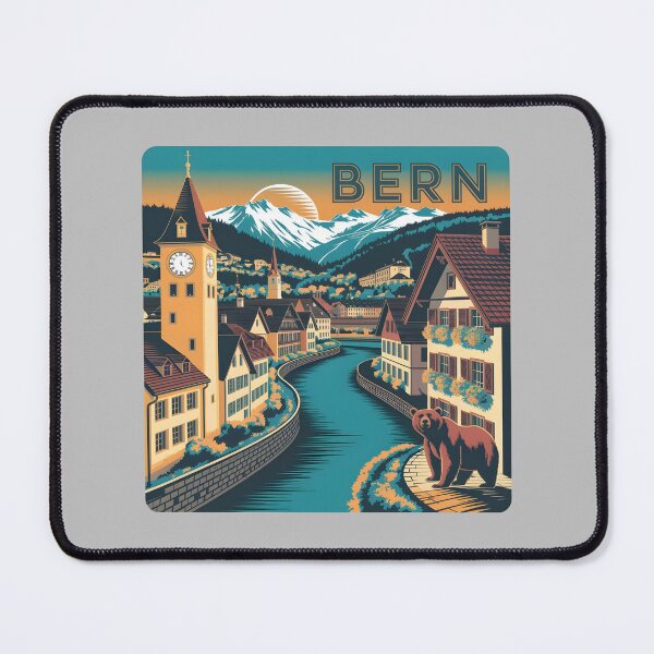 Item preview, Bern, Switzerland – Stylish Souvenir Magnet, Sticker designed and sold by Zibis09.