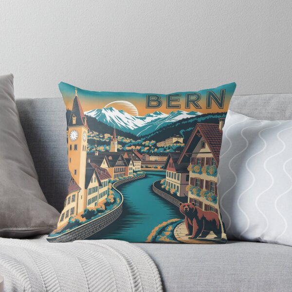 Item preview, Bern, Switzerland – Stylish Souvenir Magnet, Sticker designed and sold by Zibis09.