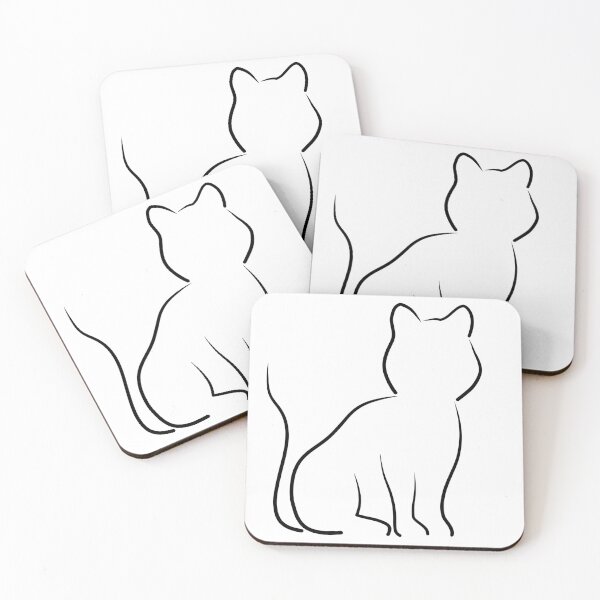 Item preview, line drawing big cat designed and sold by LiskoDesign.