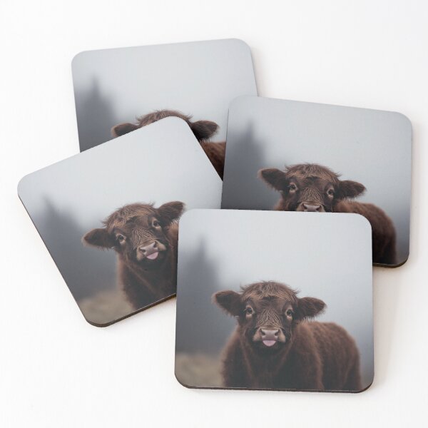 Item preview, Baby Cheeks | Highland Cow Portrait designed and sold by wildtribe.