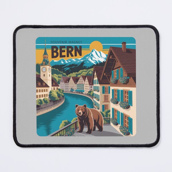 Item preview, Bern, Switzerland – Stylish Souvenir Magnet, Sticker designed and sold by Zibis09.