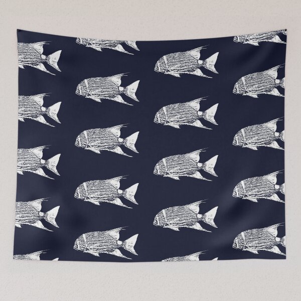 Item preview, Sailfin Snapper White Design  designed and sold by designsasstultd.