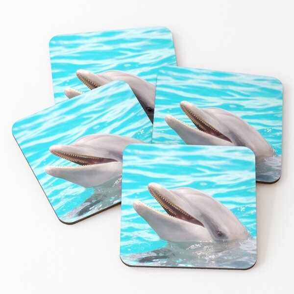 Item preview, Happy dolphin waiting for some fish designed and sold by CryptoLadyGabi.