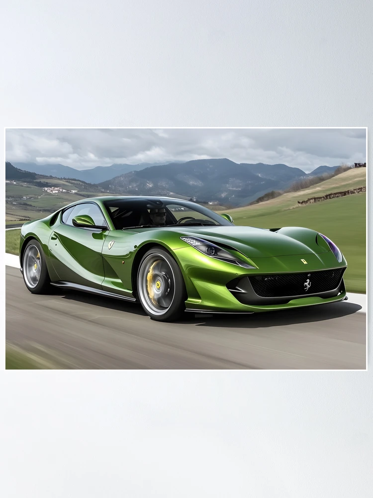 Green Ferrari 812 Superfast – A Rare Fusion of Power & Style III