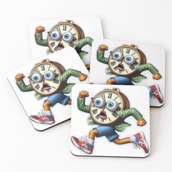 Item preview, Sticker of London’s Big Ben Wearing Sneakers and Running Away  Premium Cool Trendy Best Gift designed and sold by Imaginarium of Chaos falcon88 .