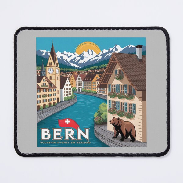 Item preview, Bern, Switzerland – Stylish Souvenir Magnet, Sticker designed and sold by Zibis09.