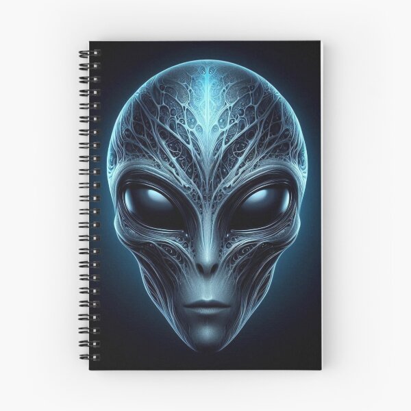 Item preview, blue-grey alien designed and sold by jaydawnooo.