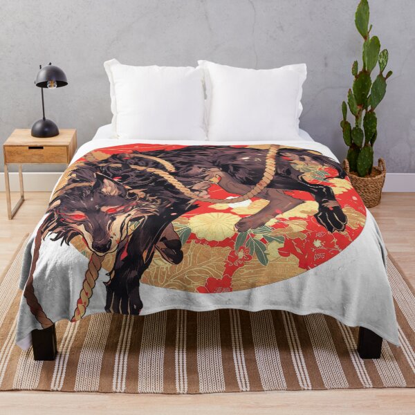 Item preview, Black Wolf in Kintsugi designed and sold by CalyCollab.