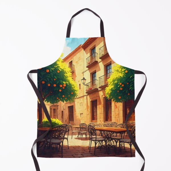 Item preview, Valencia, Spain: Rustic Charm Under Orange Trees designed and sold by LSVart.