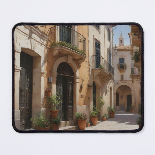 Item preview, Valencia’s Old Town: Mediterranean Charm in Warm Earthy Tones designed and sold by LSVart.
