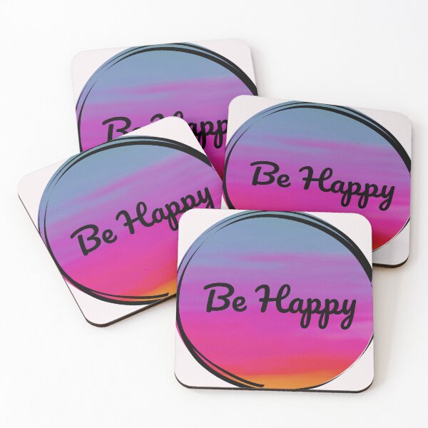 Item preview, Be Happy, colorful background  designed and sold by Awesome7867.
