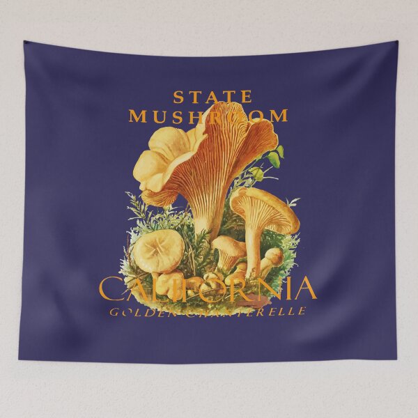 Item preview, California Territory Mushroom The Golden Chanterelle designed and sold by taiche.