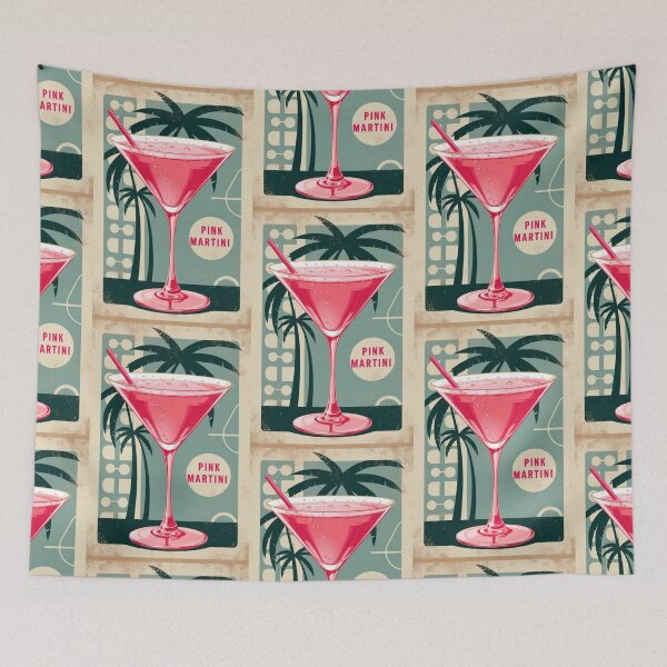 Item preview, Happy Birthday! Postcard Pink Martini 3 designed and sold by AlinaSCorner.