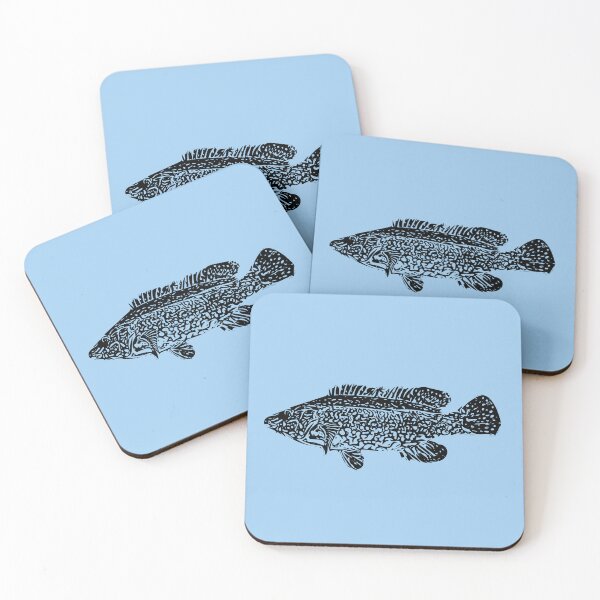 Item preview, Ballan Wrasse Black Design  designed and sold by designsasstultd.