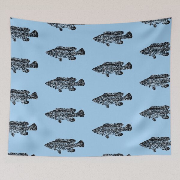 Item preview, Ballan Wrasse Black Design  designed and sold by designsasstultd.