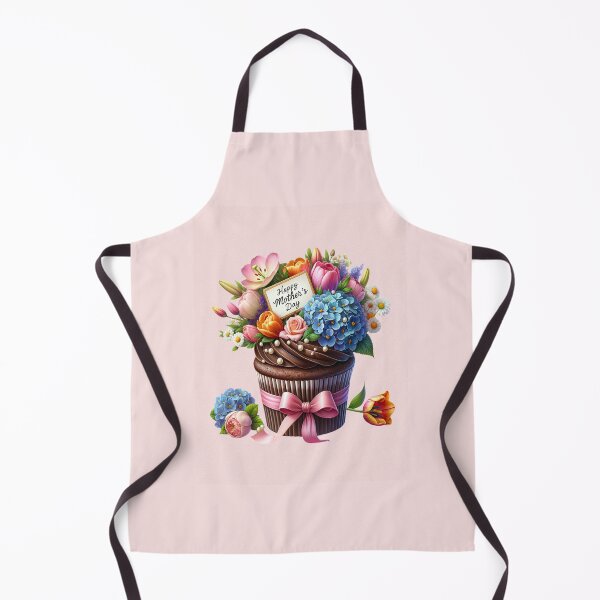 Item preview, chocolate cupcake with flowers, mothers day design designed and sold by LoneAngel.