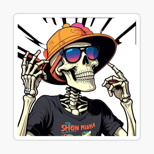 Item preview, Skelton Colourful Art designed and sold by amiranbaloch.