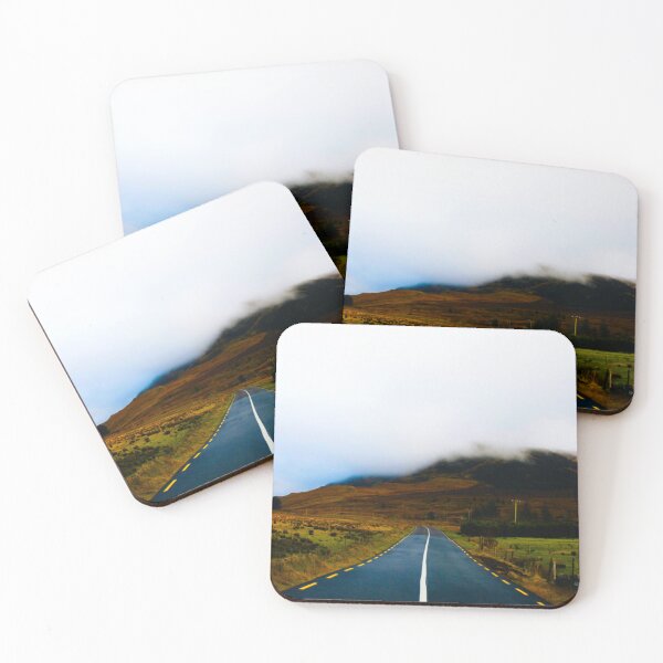Item preview, Endless Roads – A Cloudy Mountain Highway Adventure designed and sold by Artistic canvas store.