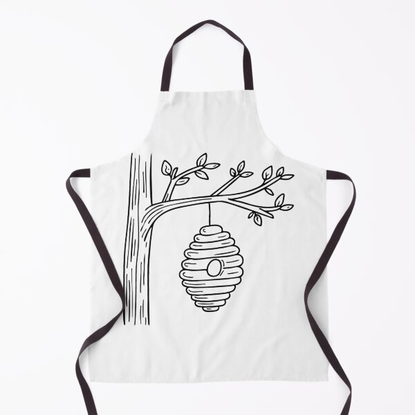 Item preview, Hive hanging from the branch of a tall tree designed and sold by rasagamastore.