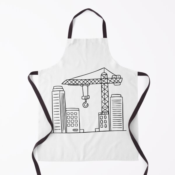 Item preview, A crane with a hook between high buildings designed and sold by rasagamastore.