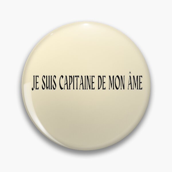 Item preview, Je suis capitaine de Mon Ame  designed and sold by Lyrics Sky.