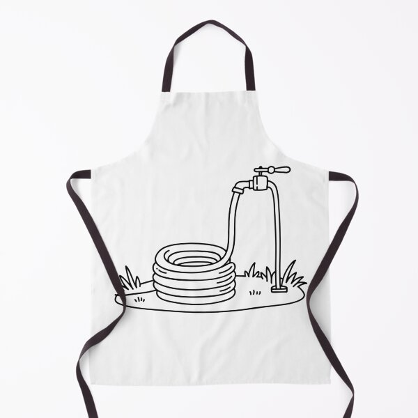 Item preview, A coiled hose on the lawn connected to an outdoor faucet designed and sold by rasagamastore.