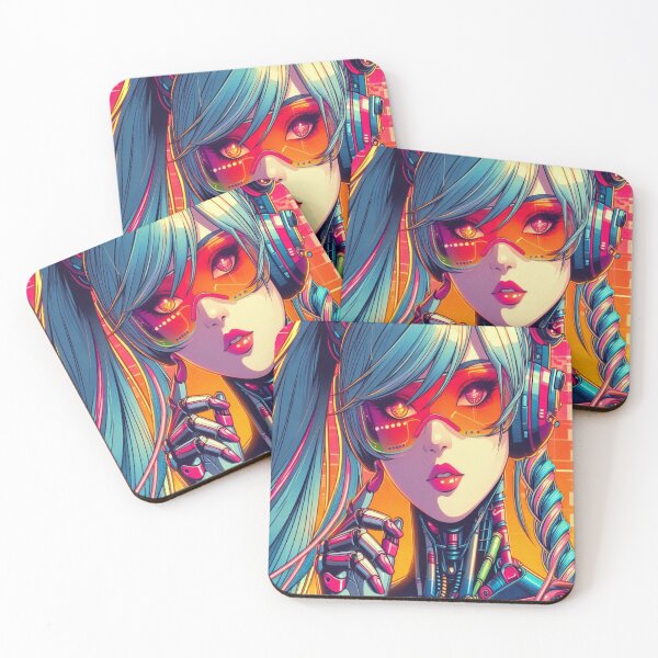 Item preview, Anime cyborg girl designed and sold by Creativnani.