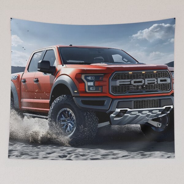 Item preview, Red Ford Raptor F-150 – Bold, Powerful, Unstoppable designed and sold by AutoPopStudio.