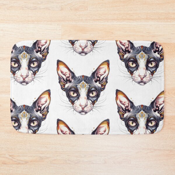 Item preview, Neo-traditional Sphynx cat designed and sold by MendaciousMina.